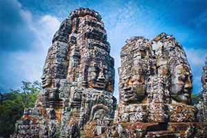 מקדשי באיון במתחם מקדשי אנגקור קמבודיה